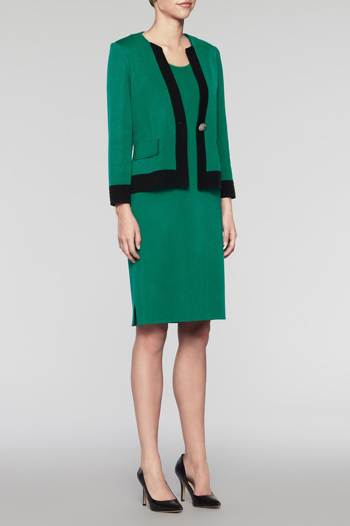 Statement Blockstripe Blazer Color Pine/Black