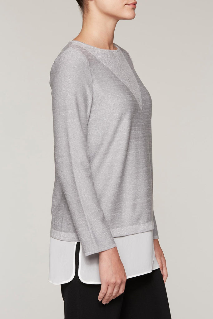 Stonecliff Layered Tunic Color Stonecliff/Ivory