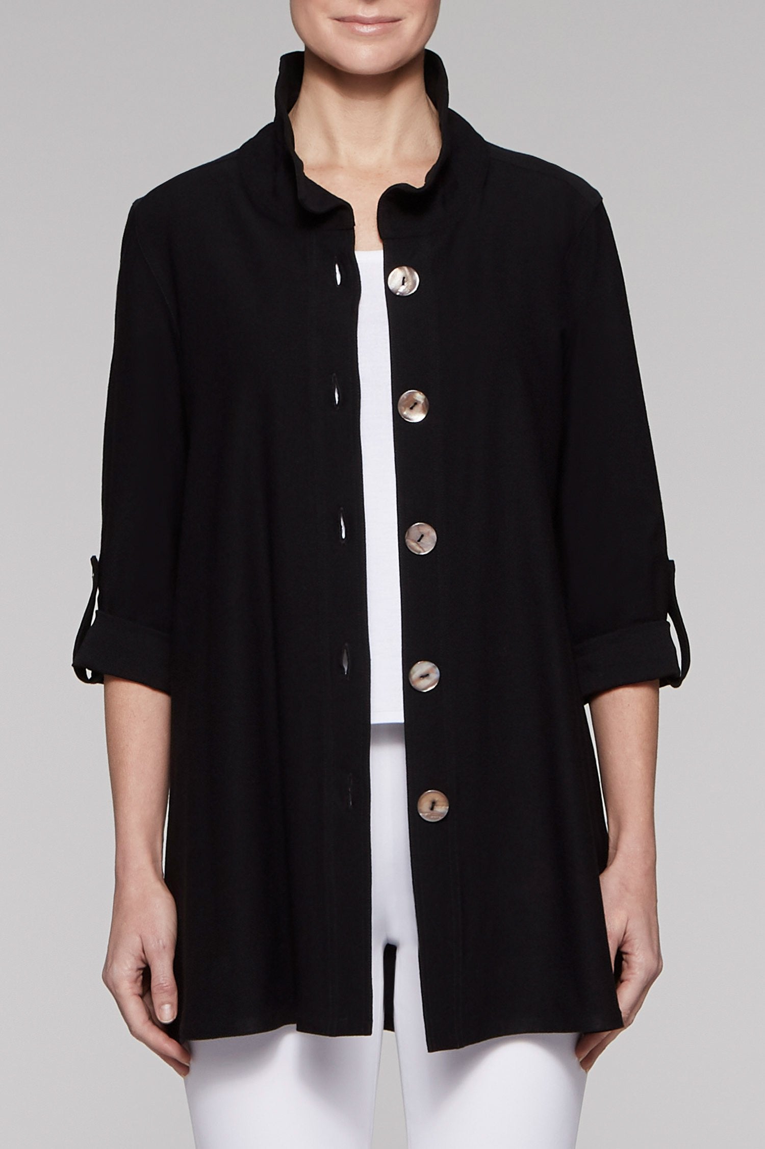 Mother-of-Pearl Button Jacket