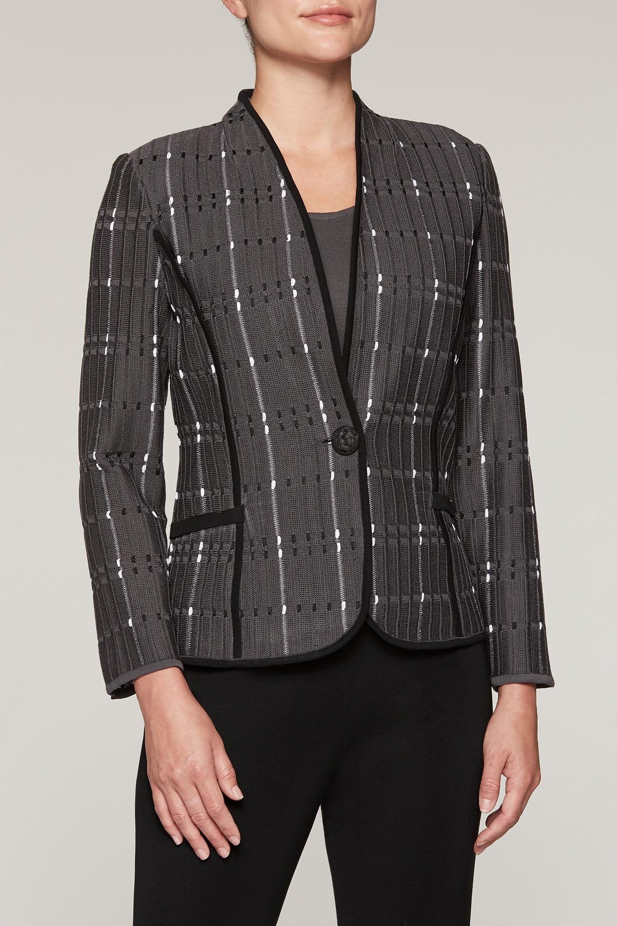 Tonal Granite Structured Jacket