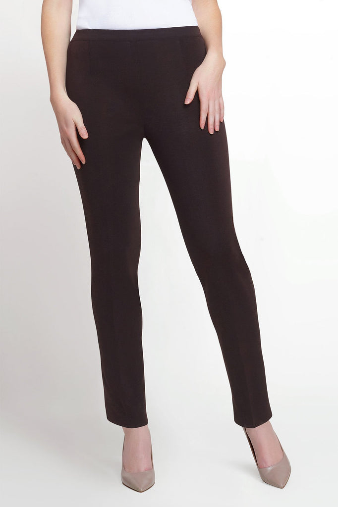 Coffee Straight Leg Pant
