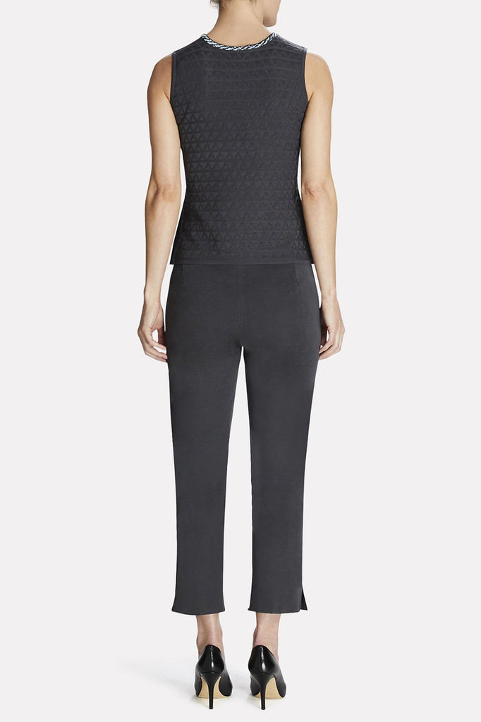 Triangle Ribbed Tank Color Granite/Dawn