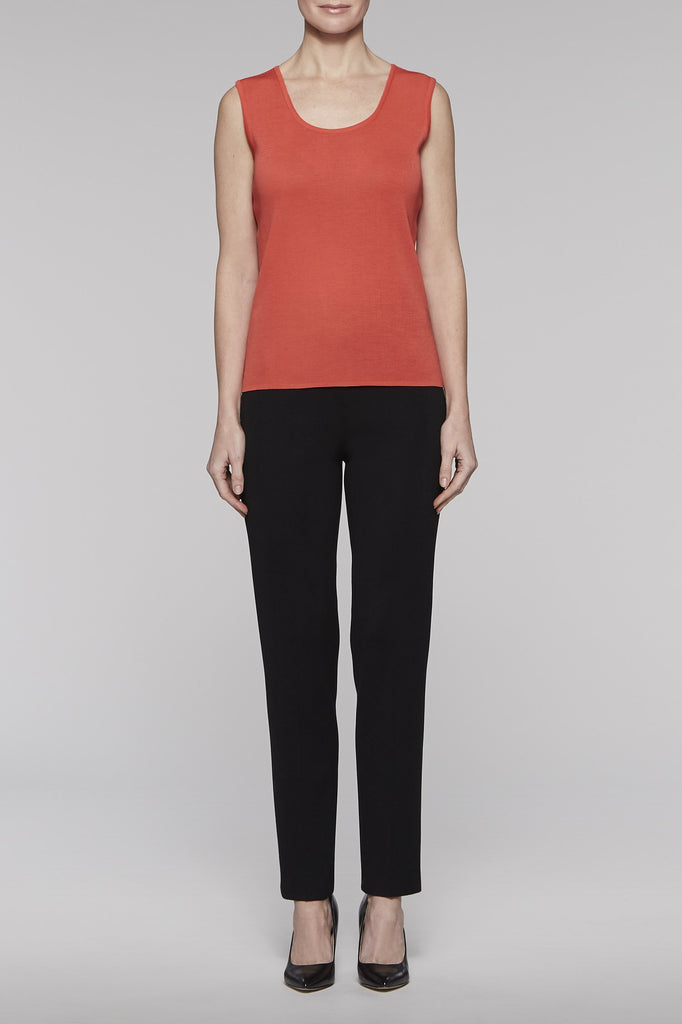 Zinnia Scoop Neck Tank Color Zinnia