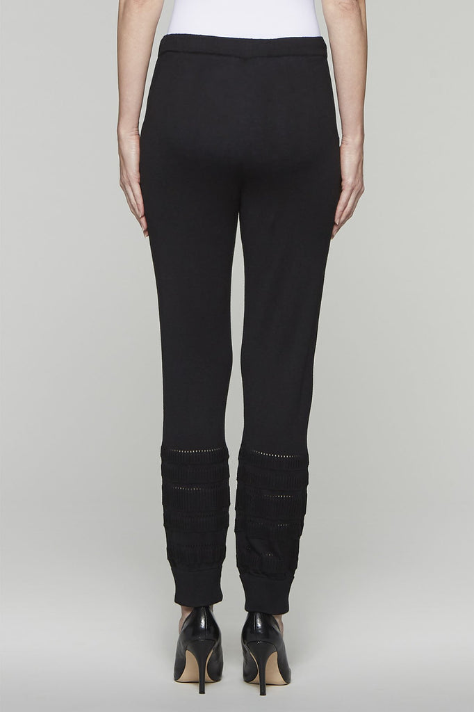 Ribbed Cuff Joggers Color Black