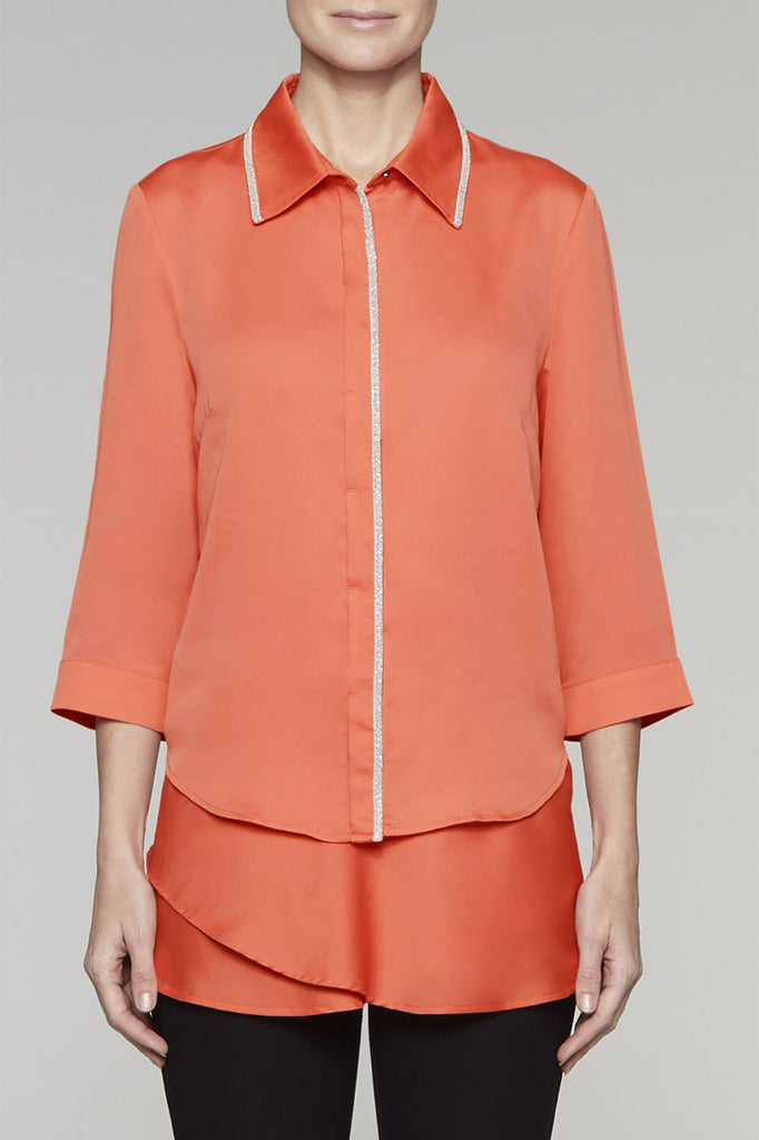 Sparkle Trim Tunic Color Daylily