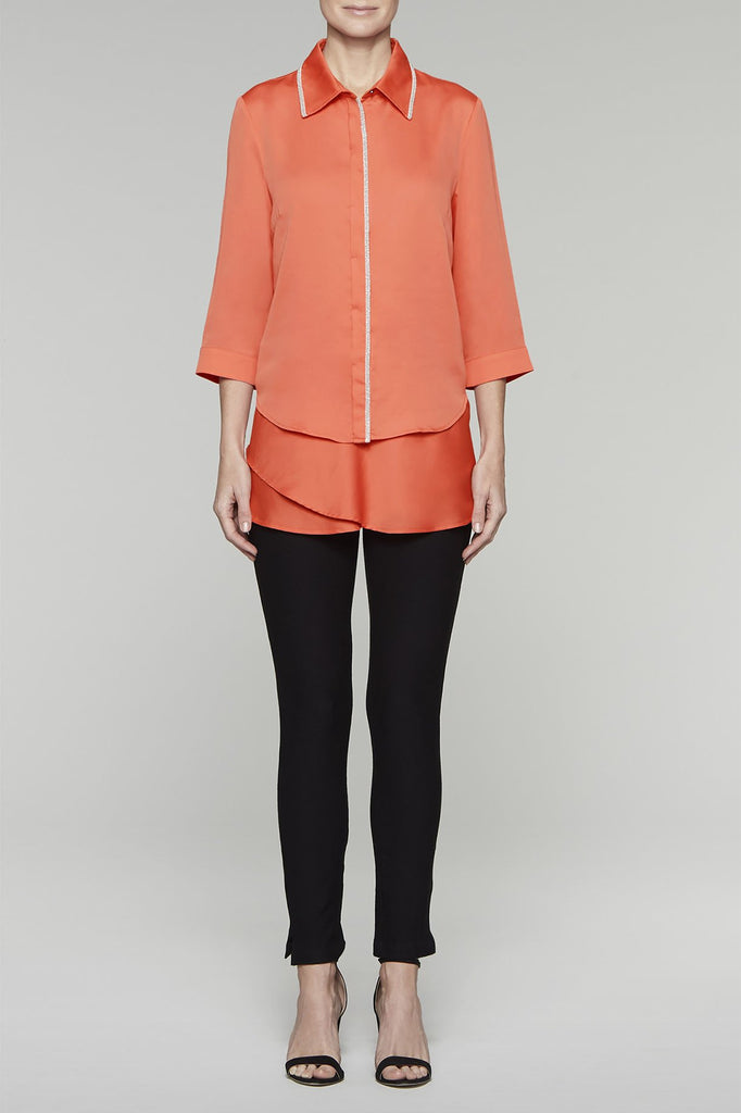 Sparkle Trim Tunic Color Daylily