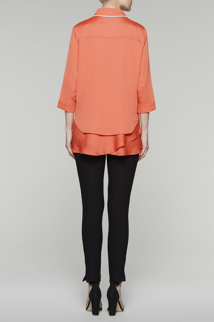 Sparkle Trim Tunic Color Daylily