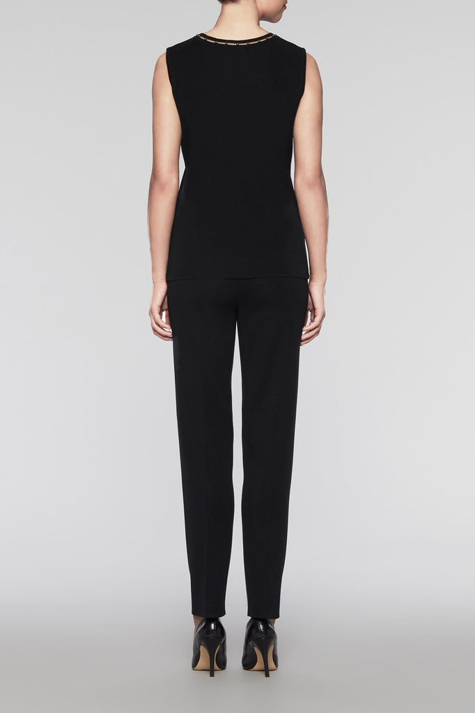 Bead Trim Tank Color Black