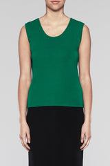 Pine Scoop Neck Tank Color Pine