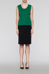 Pine Scoop Neck Tank Color Pine