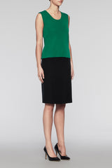 Pine Scoop Neck Tank Color Pine