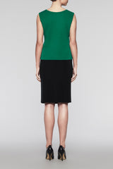 Pine Scoop Neck Tank Color Pine