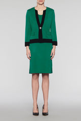 Statement Blockstripe Blazer Color Pine/Black