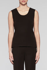 Coffee Pullover Scoop Neck Tank Color Coffee