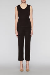 Coffee Pullover Scoop Neck Tank Color Coffee