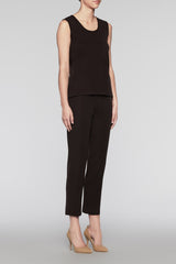 Coffee Pullover Scoop Neck Tank Color Coffee