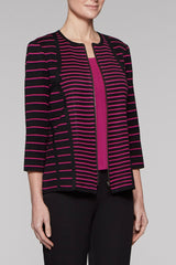 Tailored Fit Zip Jacket Color Fireweed/Black