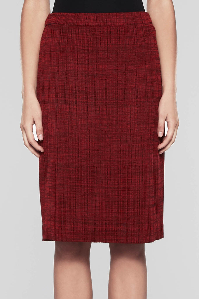 Bushberry Grid Skirt Color Bushberry Red/Black