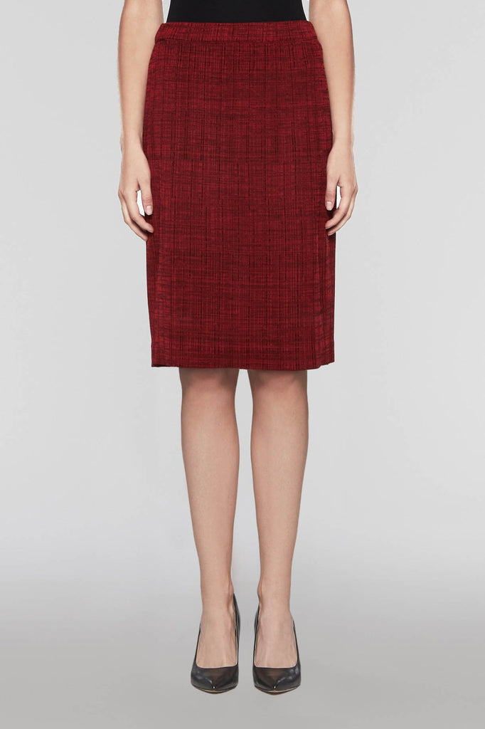 Bushberry Grid Skirt Color Bushberry Red/Black