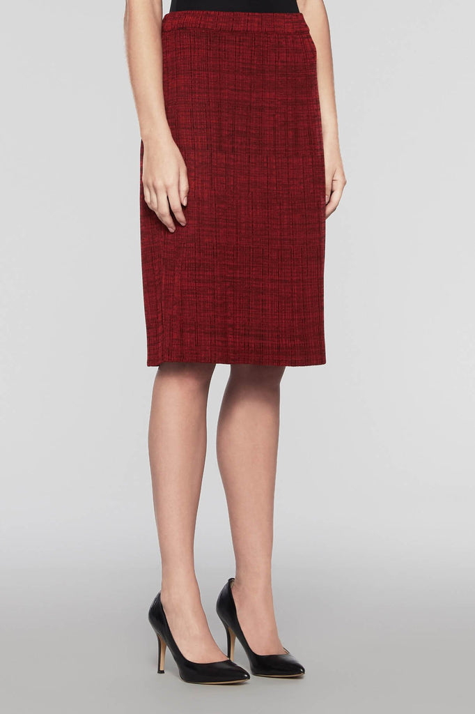 Bushberry Grid Skirt Color Bushberry Red/Black