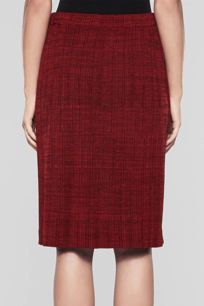 Bushberry Grid Skirt Color Bushberry Red/Black