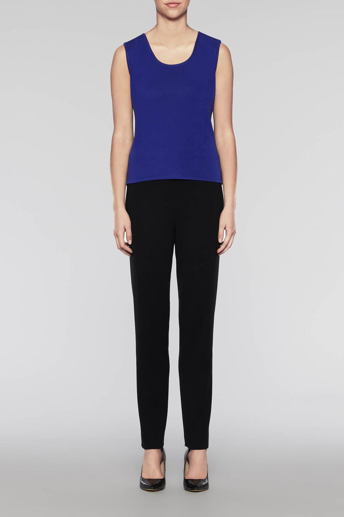 Deep Pond Scoop Neck Tank Color Deep Pond Blue