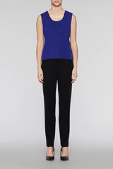 Deep Pond Scoop Neck Tank Color Deep Pond Blue