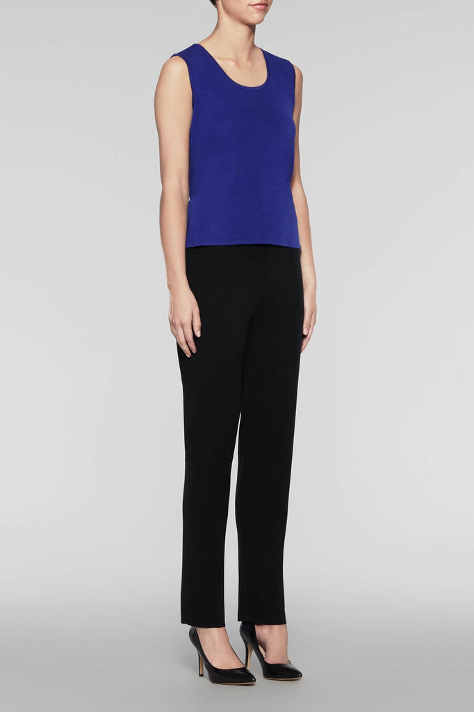 Deep Pond Scoop Neck Tank Color Deep Pond Blue