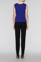 Deep Pond Scoop Neck Tank Color Deep Pond Blue