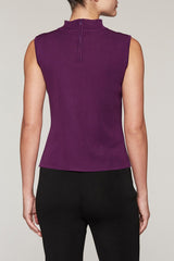 Jelly Mock Neck Tank Color Jelly/Black/Chai