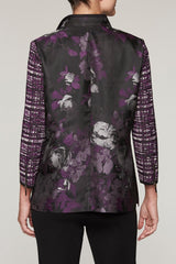 Artisan Floral Blazer Color Jelly/Black/Chai