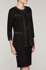 Jewel-Studded Jacket Color Black