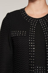 Jewel-Studded Jacket Color Black