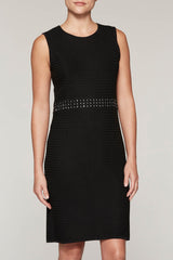 Jewel-Studded Dress Color Black