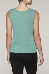 Longer Scoop Tank Color Sage