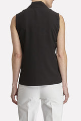 Relaxed V-Neck Top Color Black
