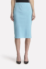 Dew Blue 25" Straight Skirt