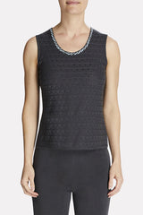 Triangle Ribbed Tank Color Granite/Dawn