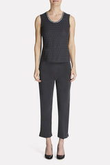 Triangle Ribbed Tank Color Granite/Dawn