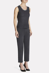 Triangle Ribbed Tank Color Granite/Dawn