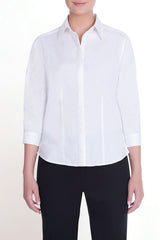 Collared Tailor Woven Shirt Color White