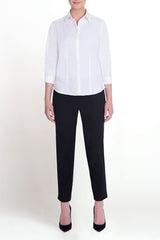 Collared Tailor Woven Shirt Color White