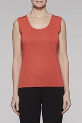 Zinnia Scoop Neck Tank Color Zinnia