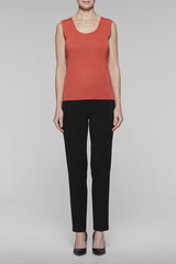 Zinnia Scoop Neck Tank Color Zinnia