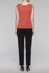 Zinnia Scoop Neck Tank Color Zinnia