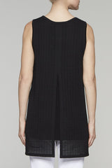 Cage Knit Tank Dress Color Black