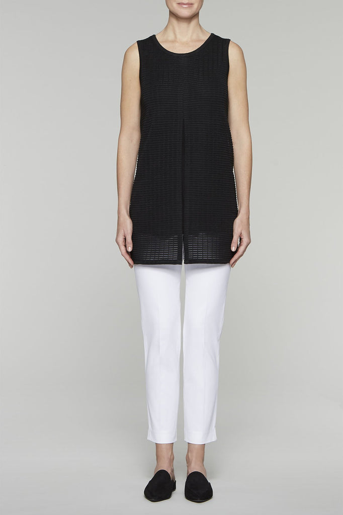 Cage Knit Tank Dress Color Black