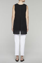 Cage Knit Tank Dress Color Black
