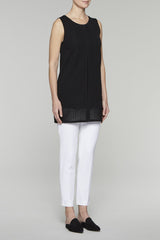 Cage Knit Tank Dress Color Black