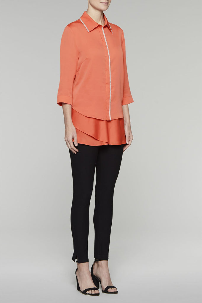 Sparkle Trim Tunic Color Daylily